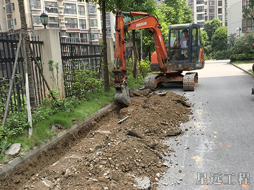 瀝青人力資源與社會(huì)保障廳銀杏嘉園路面改造項(xiàng)目